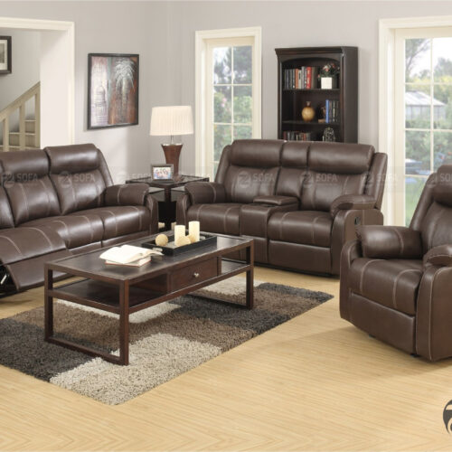 Sofa da bò tiếp xúc ZT20-123 – Bộ 3 ghế