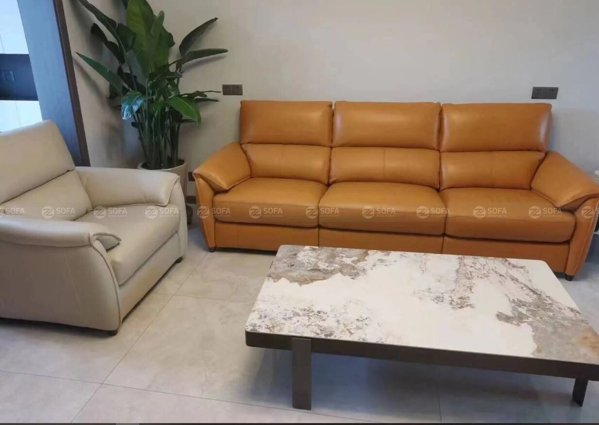 Sofa da bò chỉnh điện ZT282