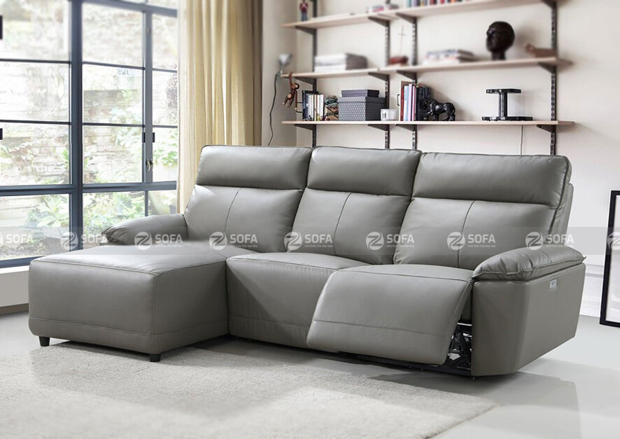 Sofa góc thư giãn da bò ZT22C