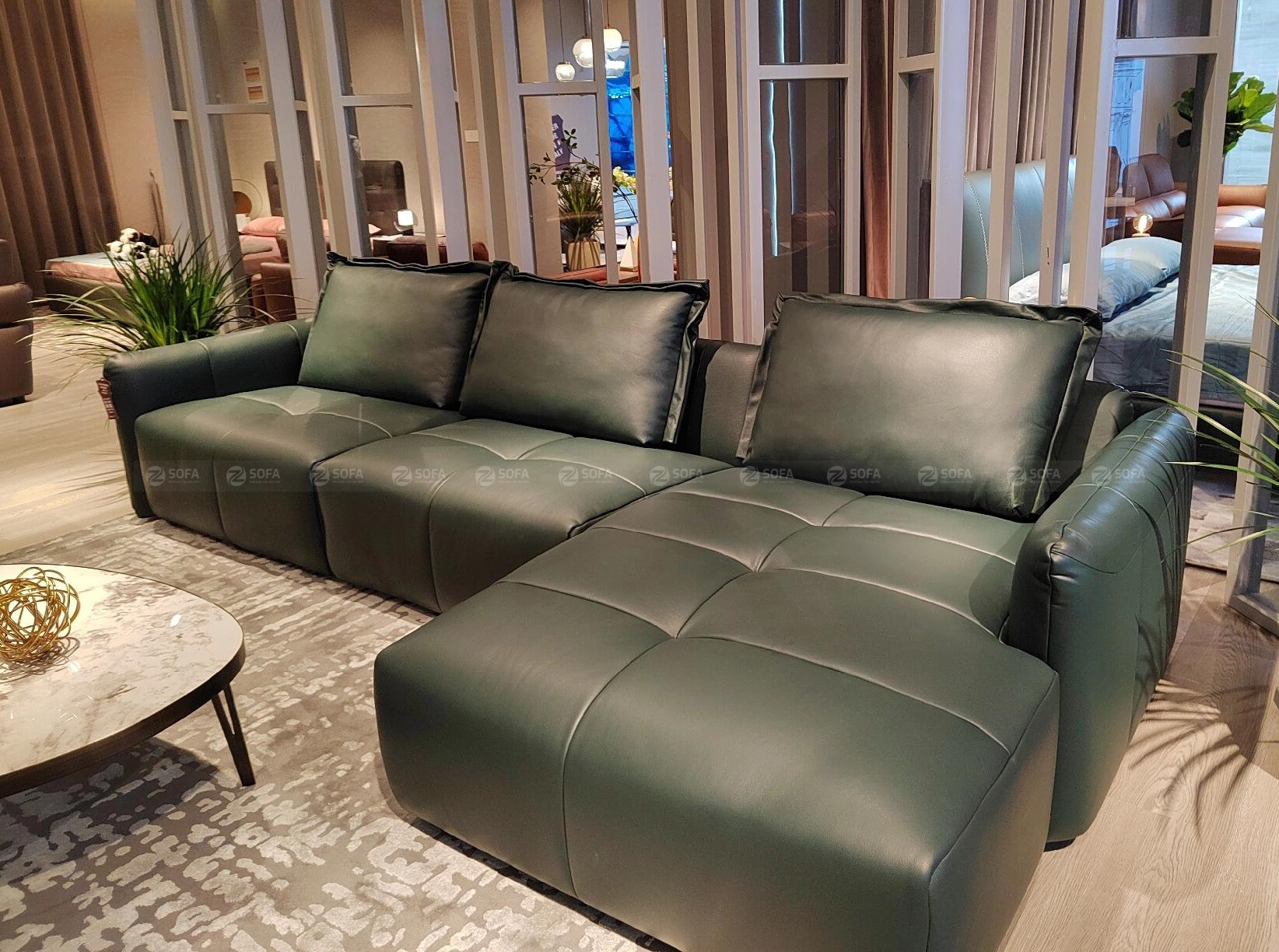 Ghế sofa da bò LHG-901