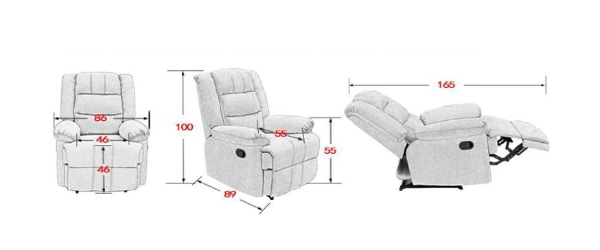 Sofa Thư Giãn Da PU Chỉnh Điện ZT103