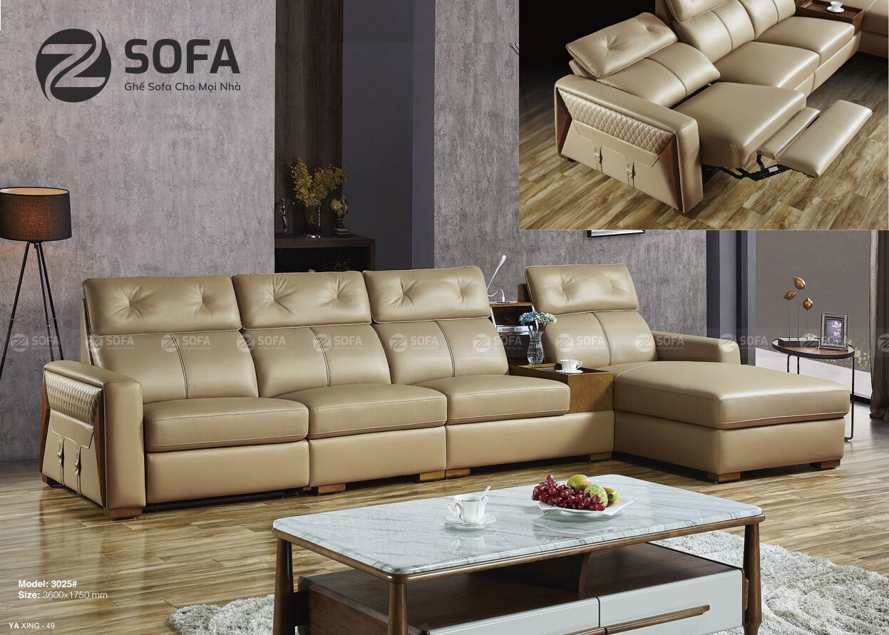 Sofa Da Nhập Khẩu ZL3025