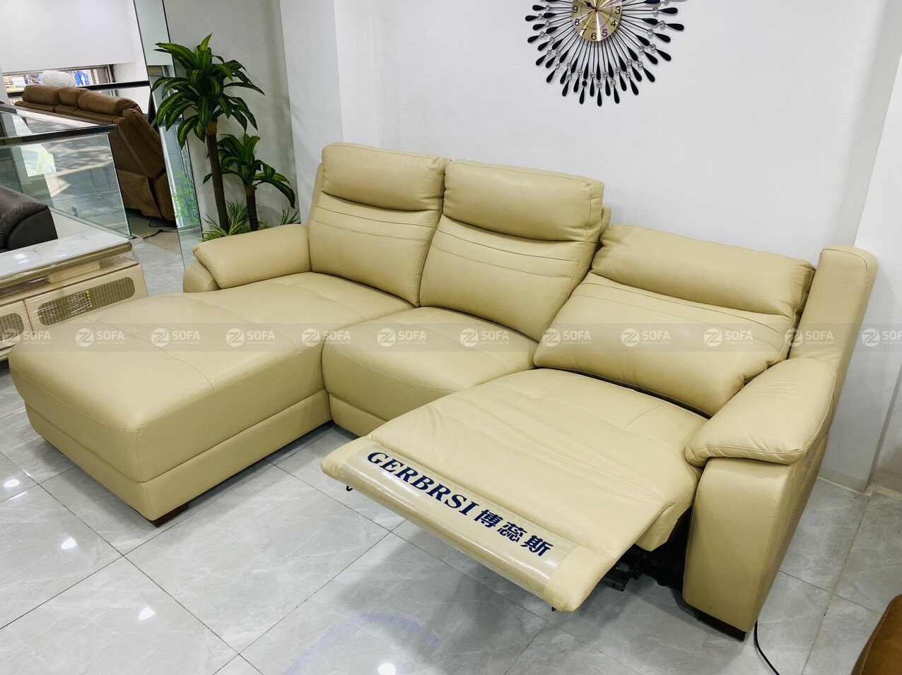 Sofa thư giãn da bò ZT226