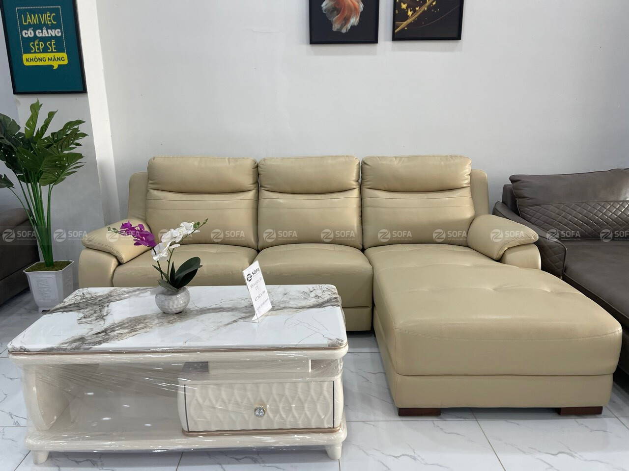 Sofa thư giãn da bò ZT226